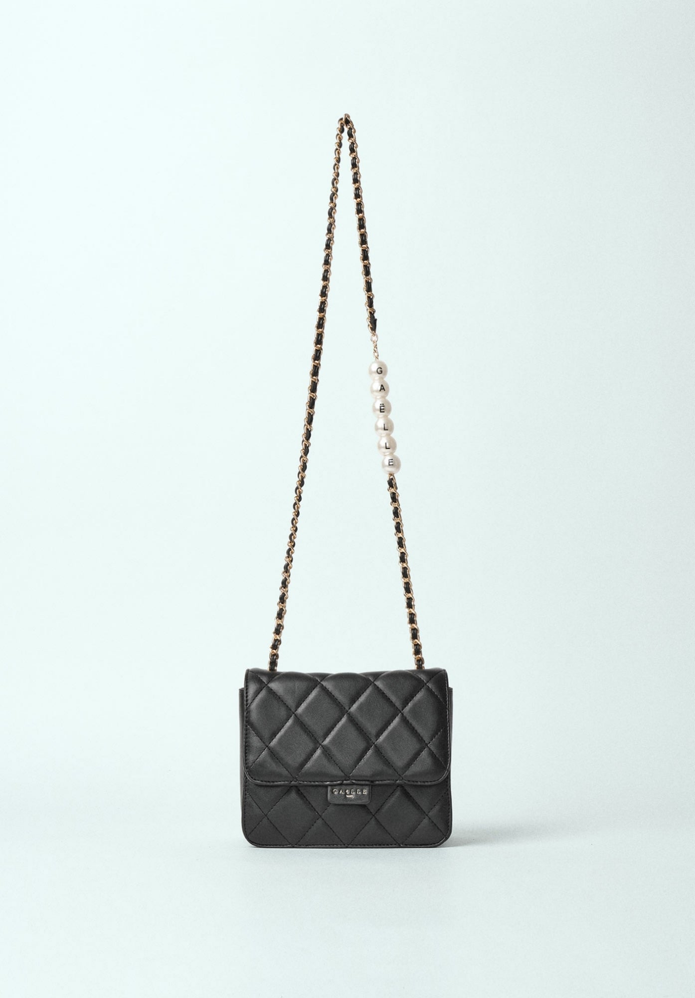 Gaelle bag goffrata nera