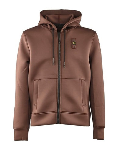 Blauer felpa tecno marrone