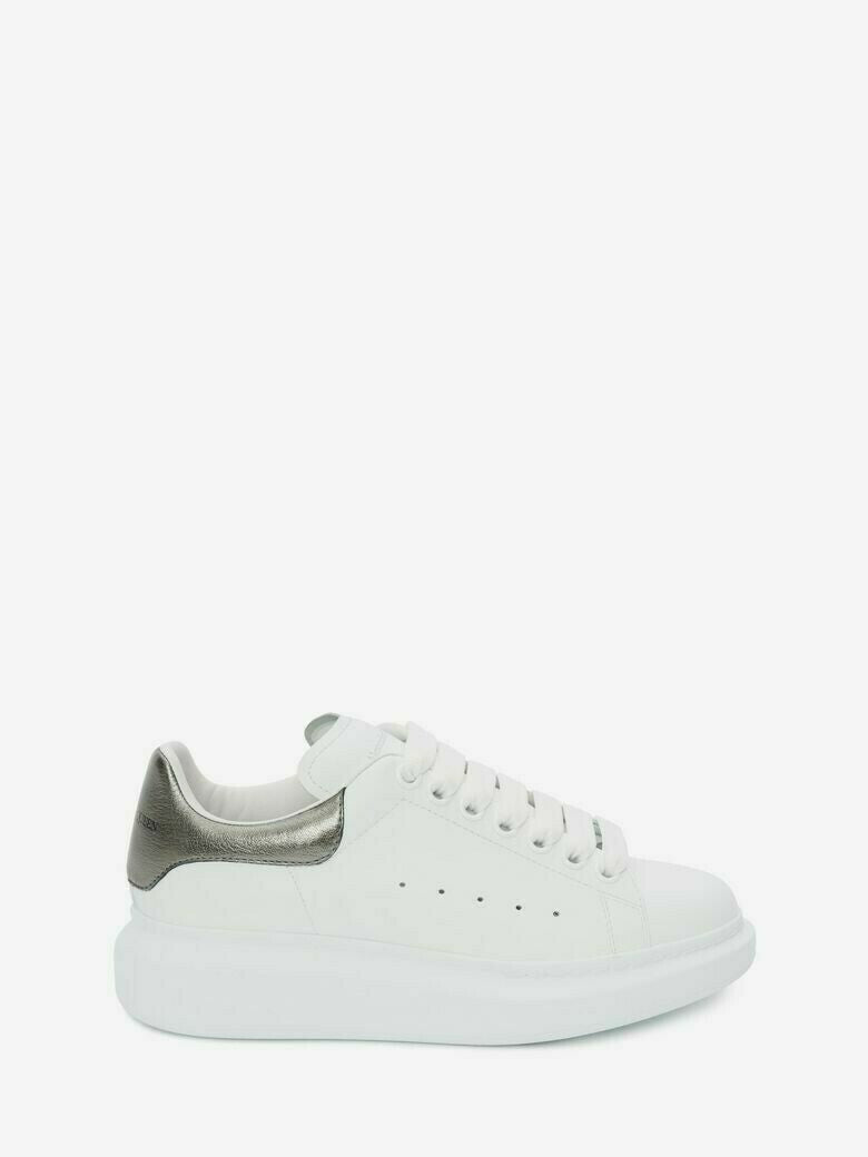 Alexander Mcqueen sneaker in oversize argento