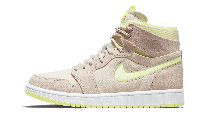 Air Jordan 1 High Zoom Air CMFT Fossil Lemon Twist