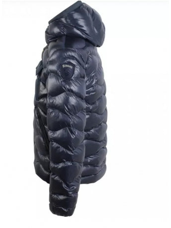 Blauer piumino bryant con impuntura a onde blu scuro