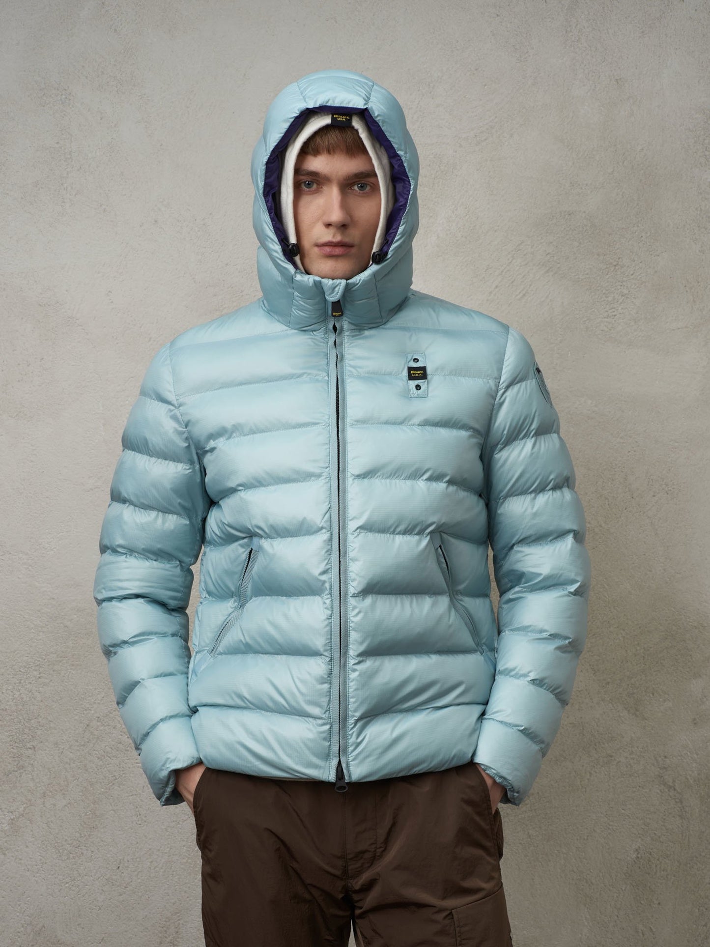 BLAUER UOMO REGULAR FIT AZZURRO OVATTA