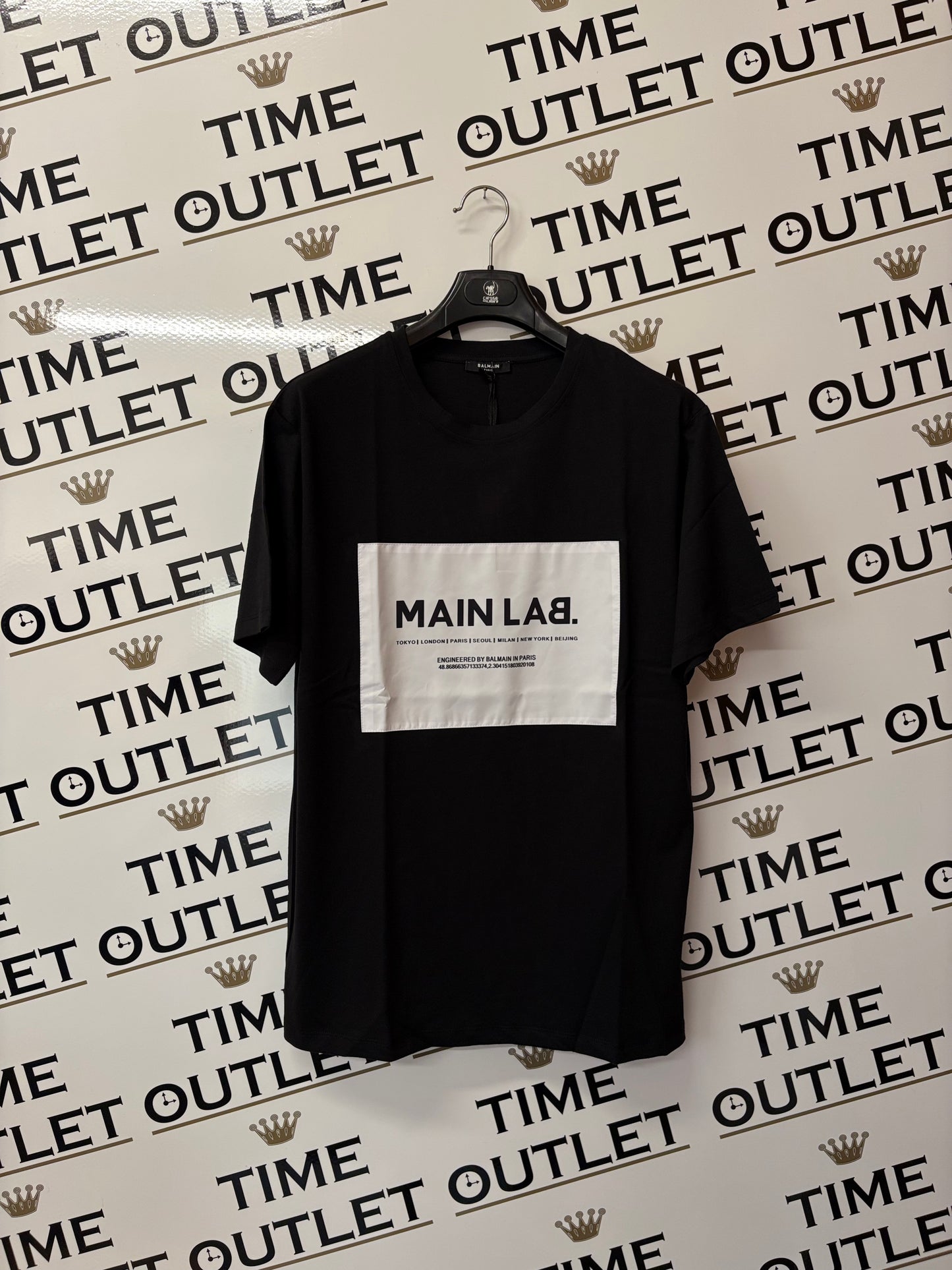T-shirt BALMAIN con logo inverso
