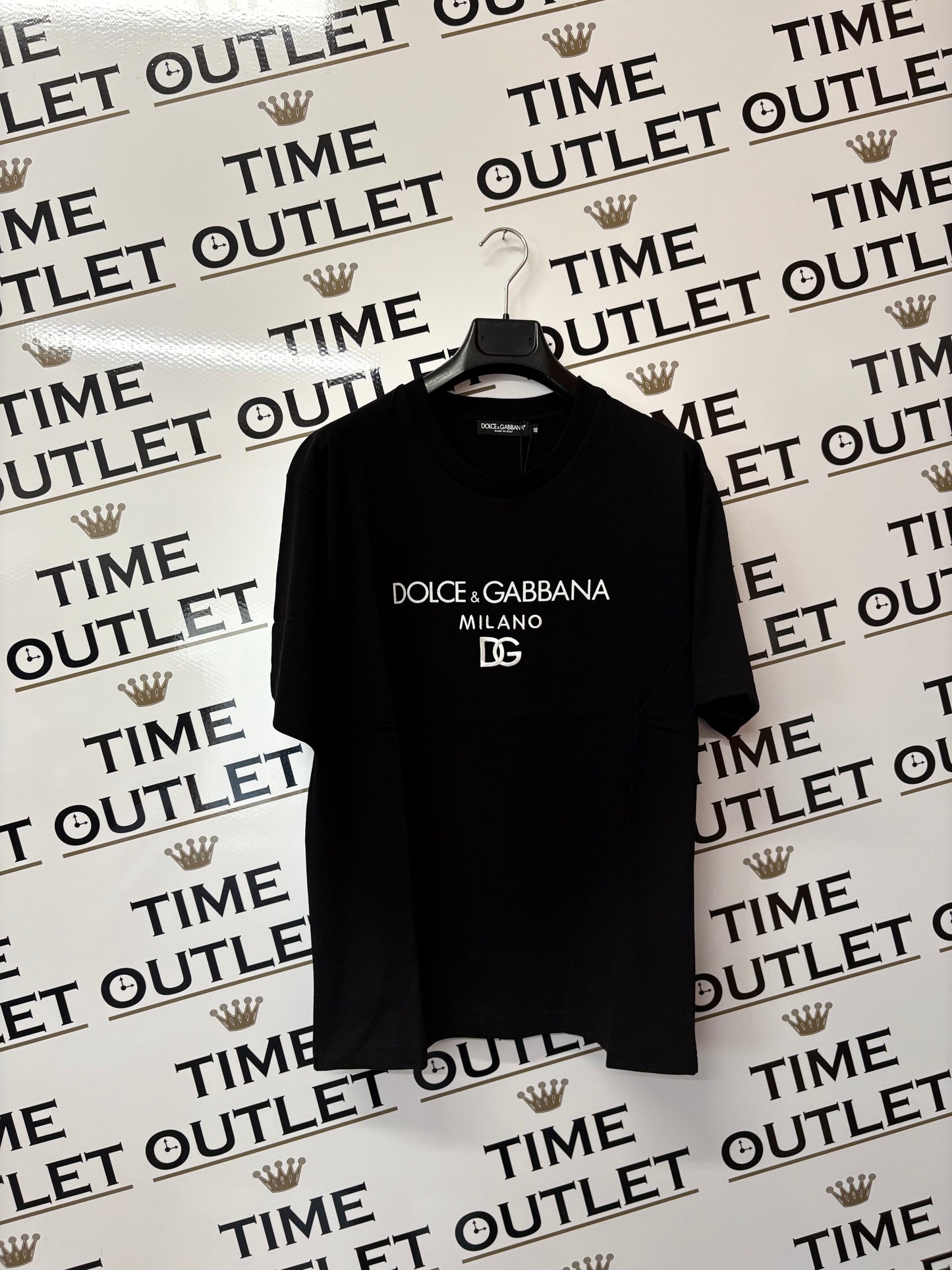 T-shirt in cotone con ricamo DG