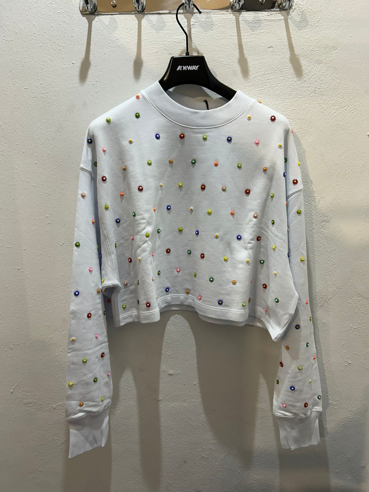 FELPA MSGM CORTA A PERLINE