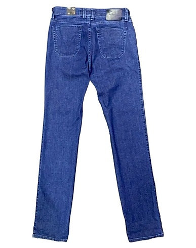 Jeckerson jeans denim alcantara rossa