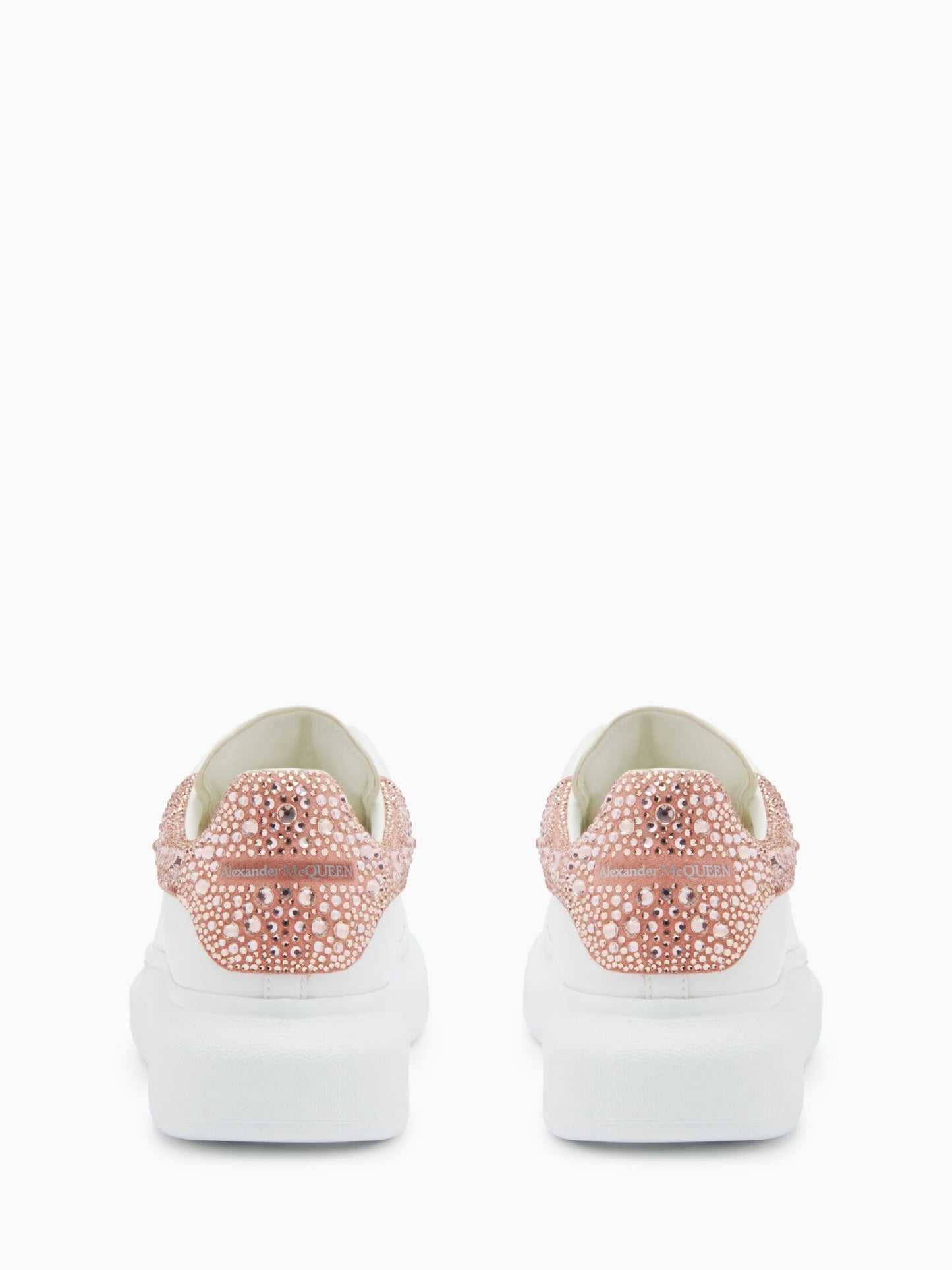 Alexander Mcqueen Sneaker Oversize da Donna in Bianco/argilla glitter