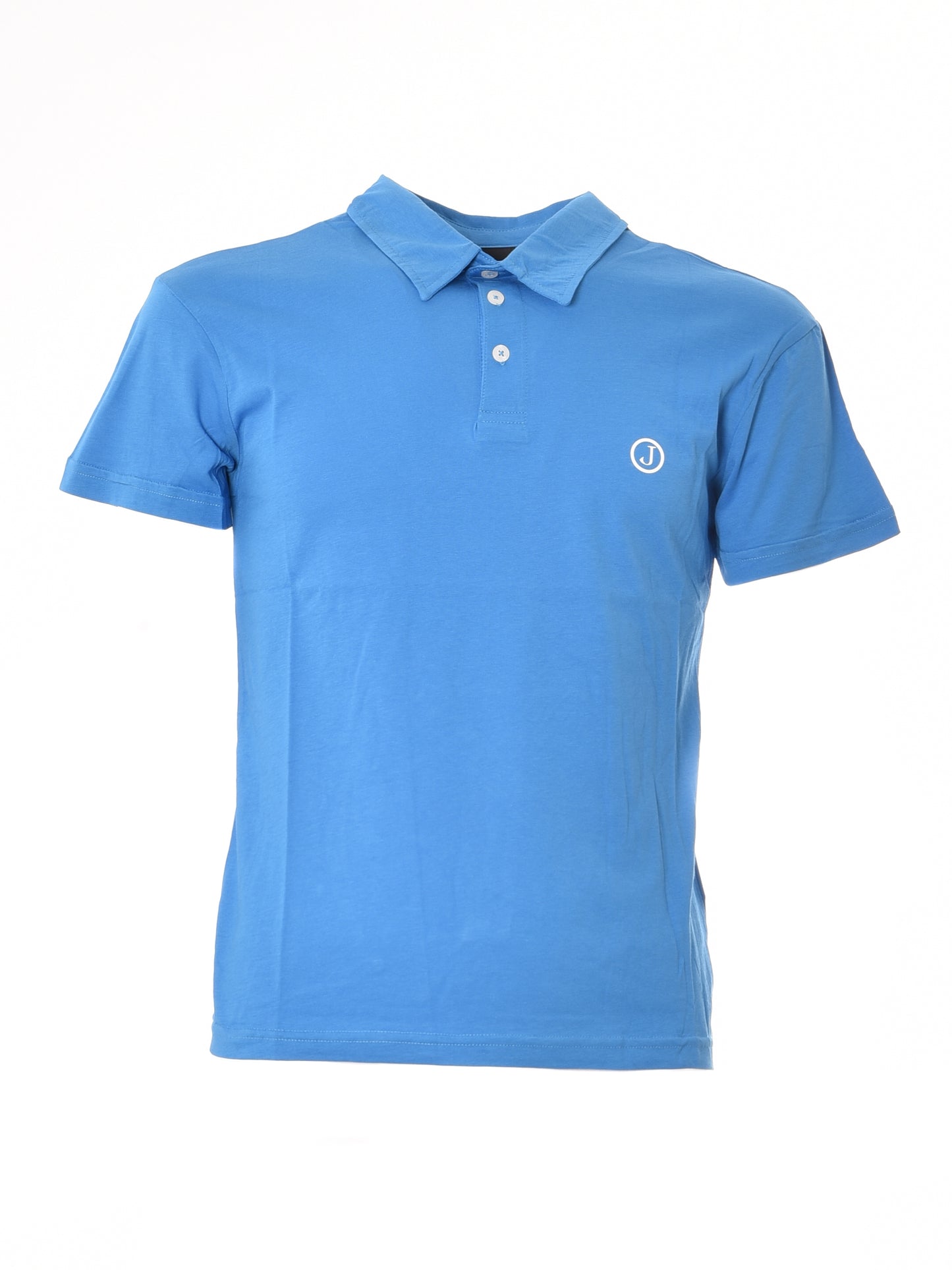 Polo jeckerson tinta unita azzurro