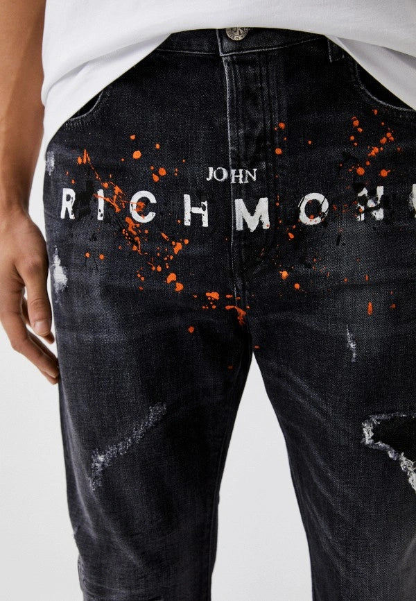 John Richmond jeans nero logato