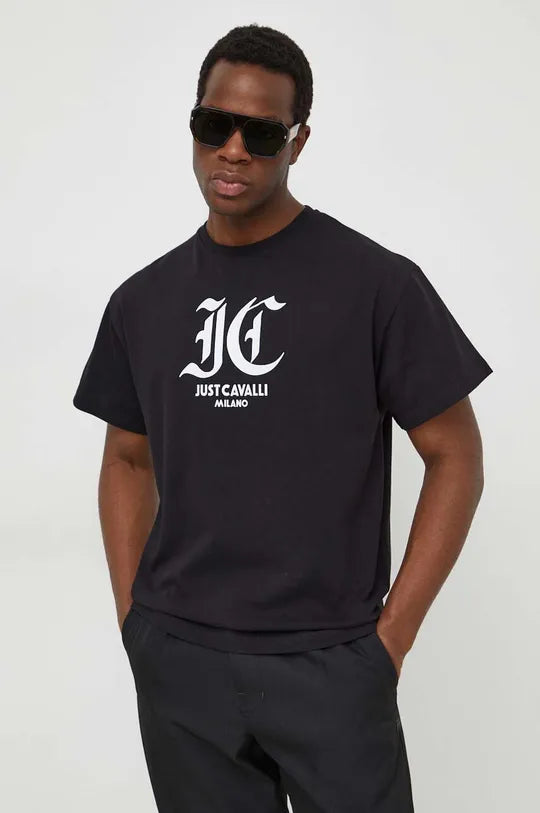 Just Cavalli t-shirt in cotone "JC"