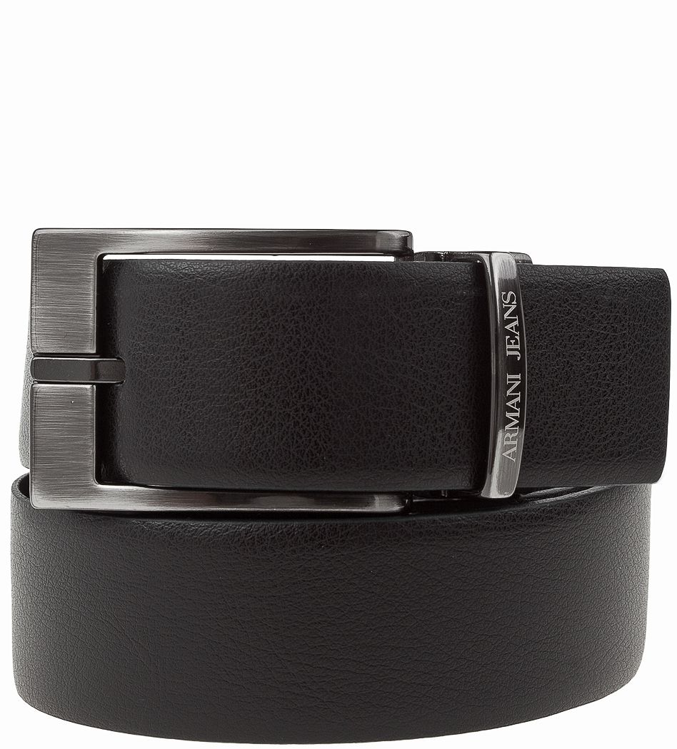 Armani cintura in double face reversible