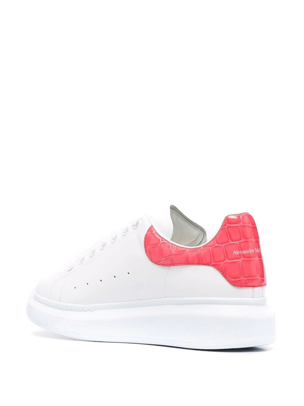 Alexander McQueen Sneakers coccodrillo rosa