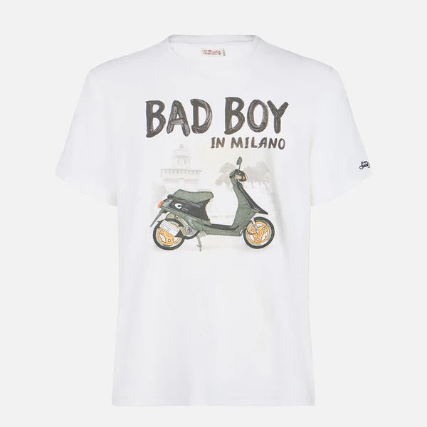 t-shirt con stampa Bad boy in Milano