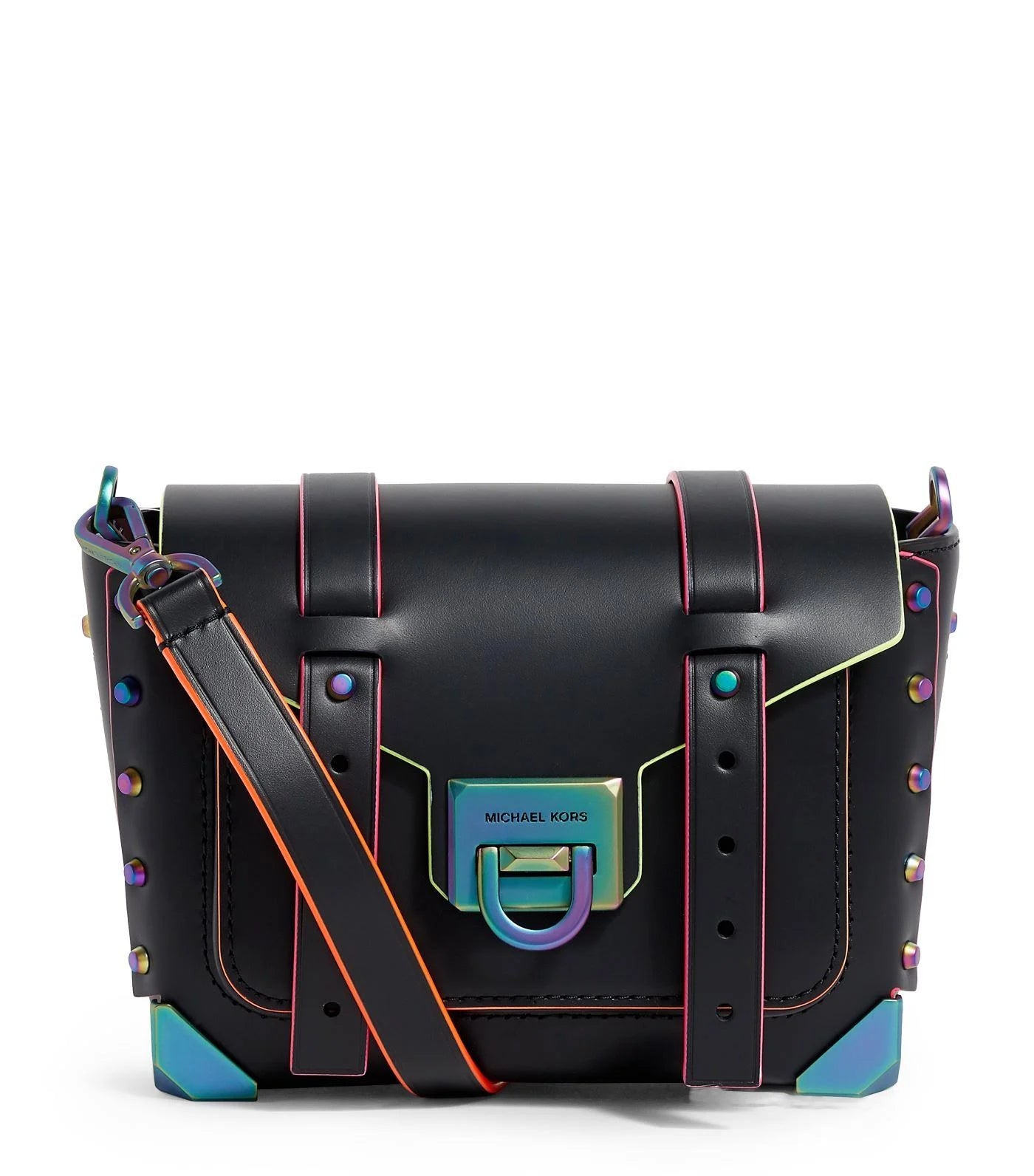 Michael Kors Borsa Manhattan in Pelle nera