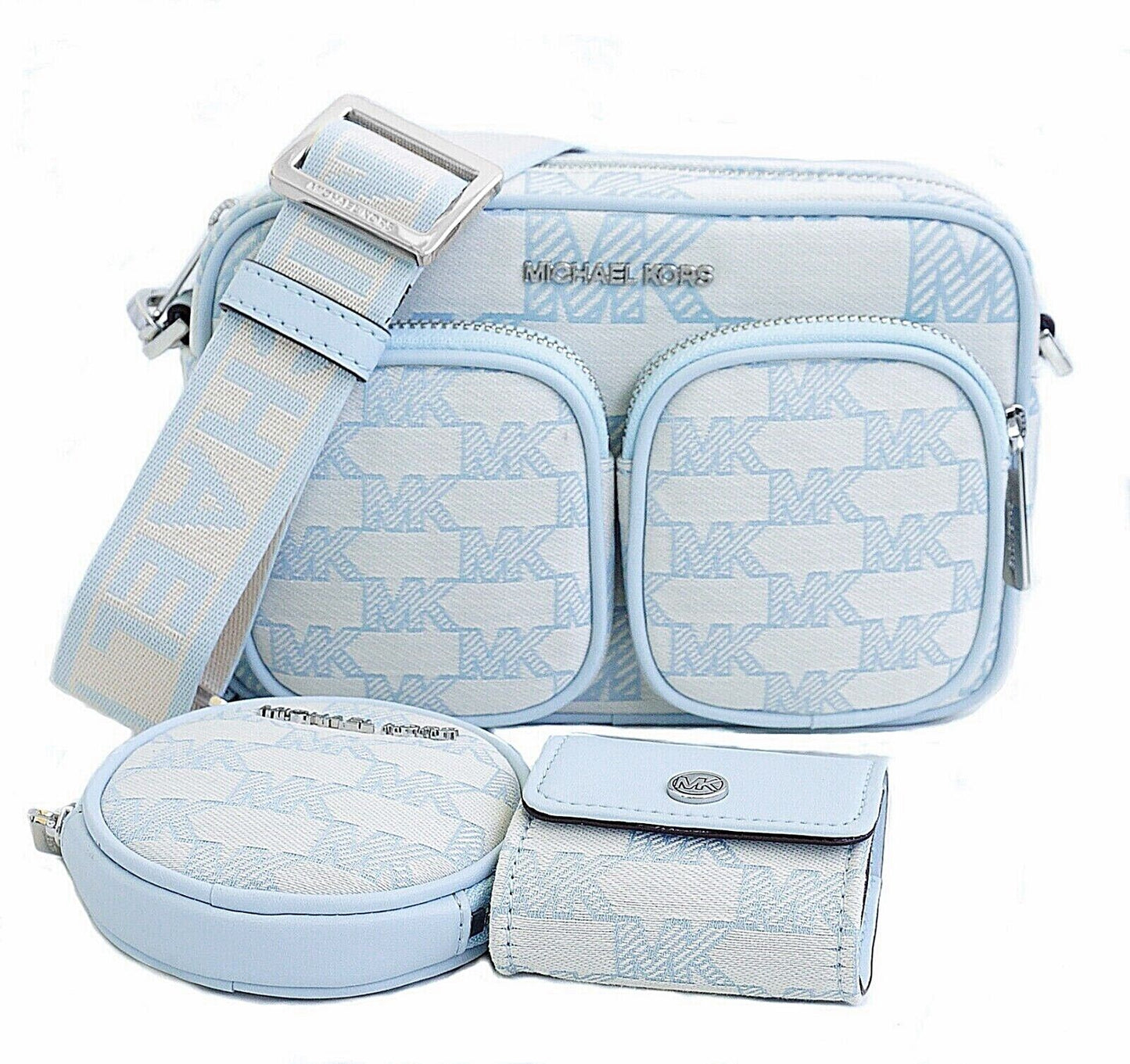 Michael Kors jet set blue Messenger cross body