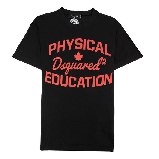 T-SHIRT DSQUARED2 PHYSICAL NERO