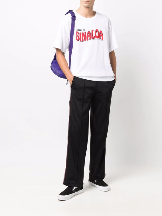 Marcelo Burlon County of Milan Pantaloni sportivi con banda laterale