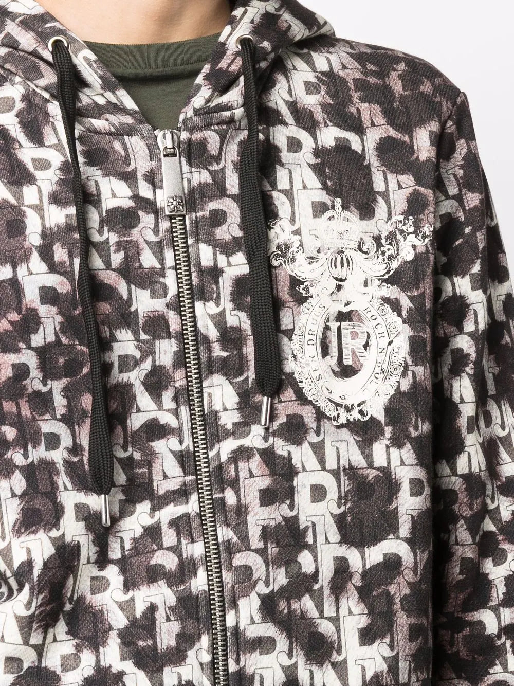 John Richmond felpa logata maculata