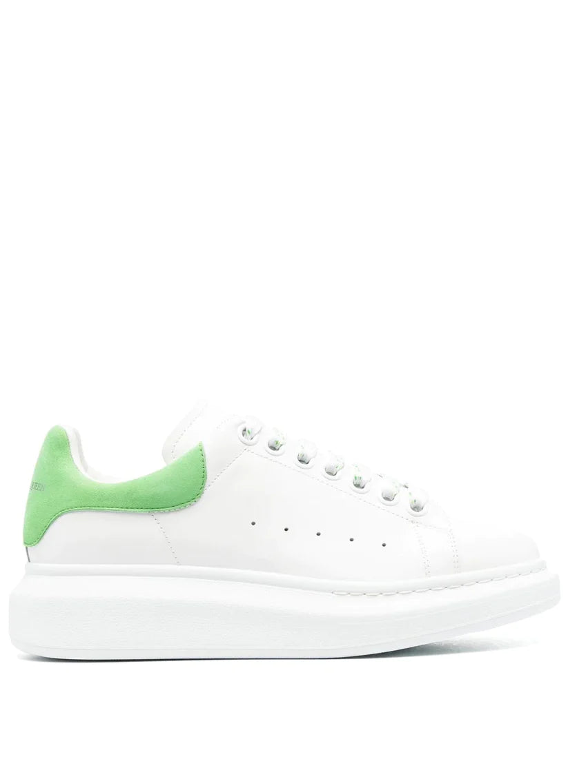 Alexander Mcqueen Sneaker Oversize in Bianco/verde acqua
