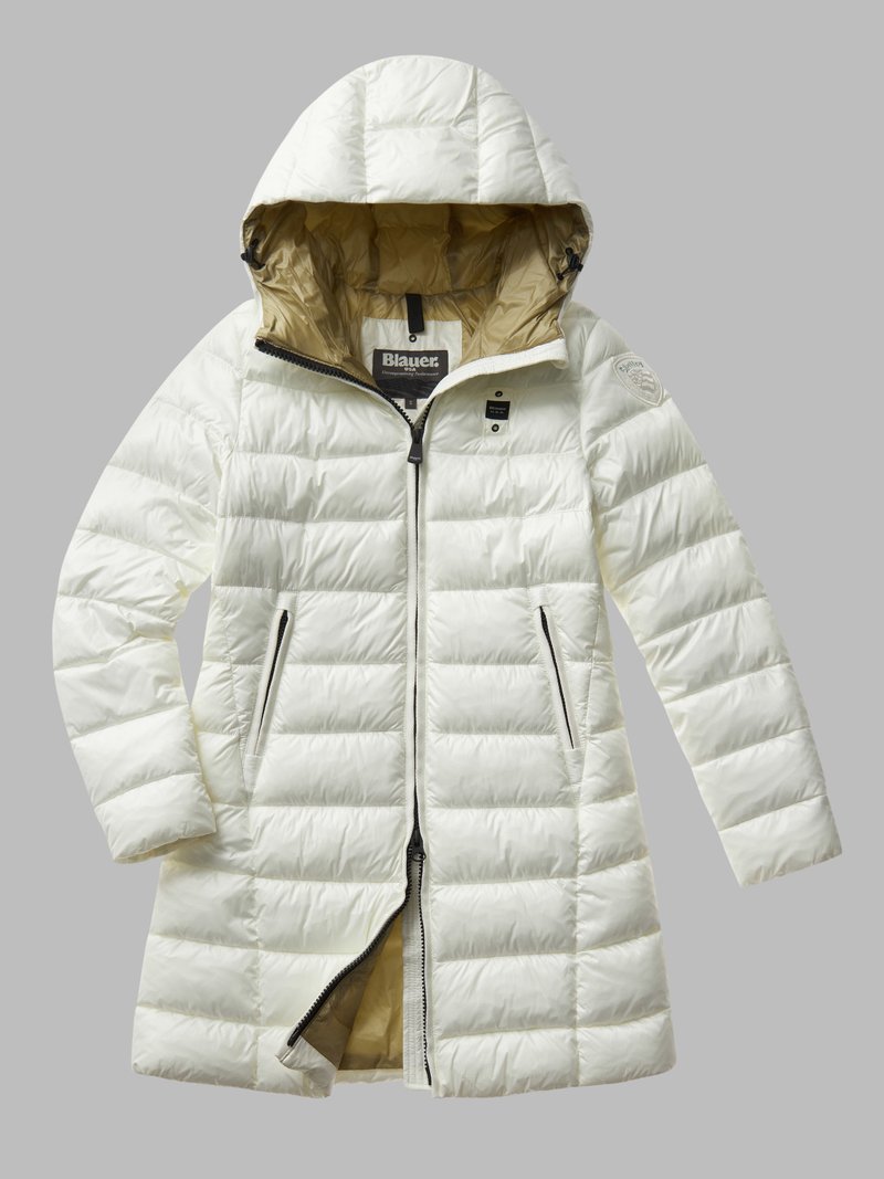 BLAUER DONNA BIANCO LUNGO SLIM FIT