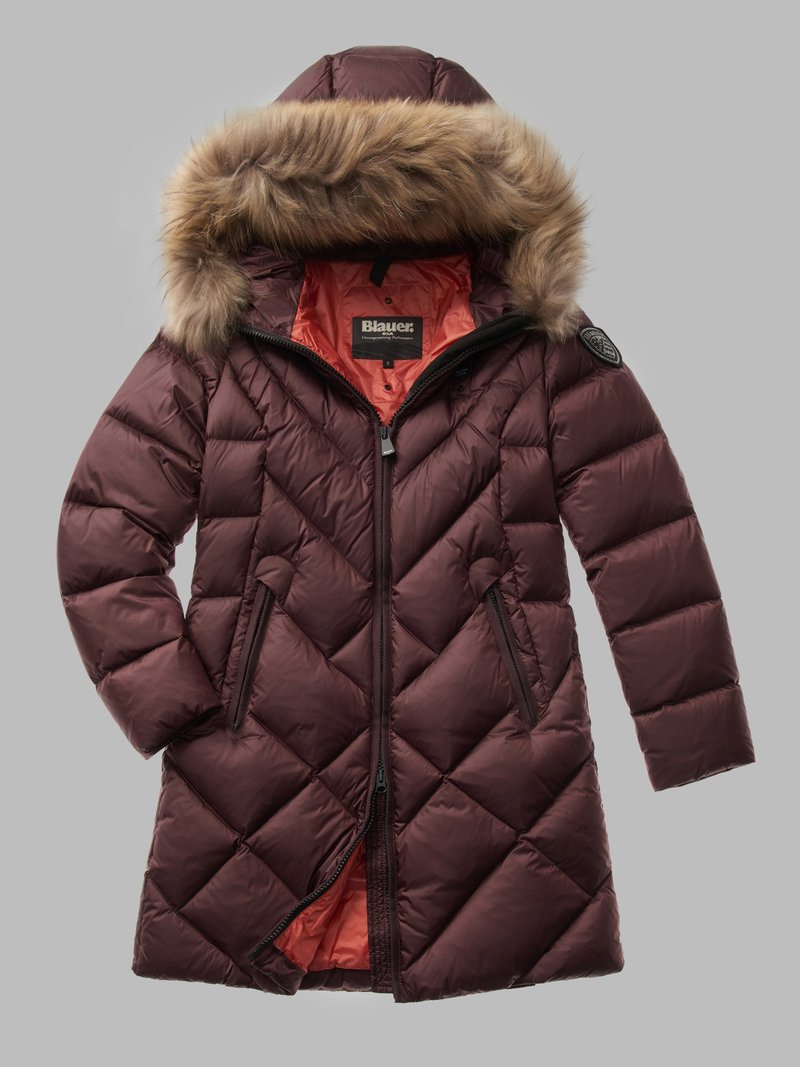 BLAUER PIUMINO LUNGO SFIANCATO ALTHEA