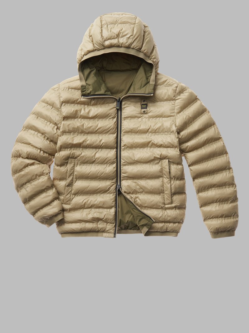 BLAUER UOMO REVERSIBILE VERDE TECNO