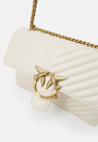 Pinko LOVE ONE CLASSIC  WHITE - Borsa a tracolla