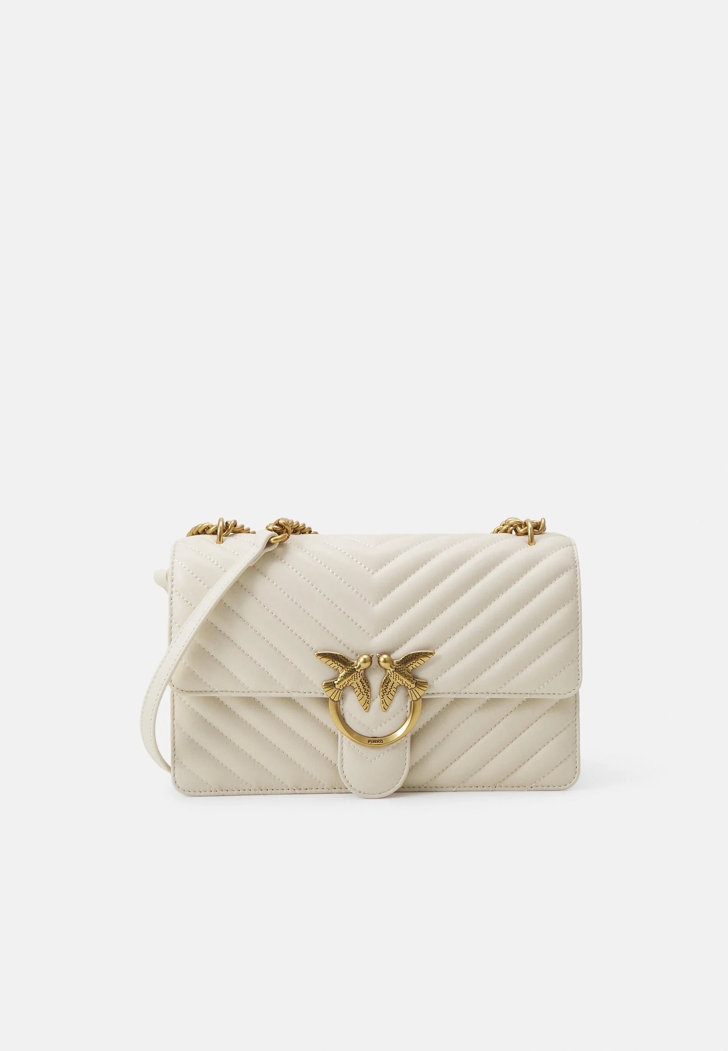 Pinko LOVE ONE CLASSIC  WHITE - Borsa a tracolla