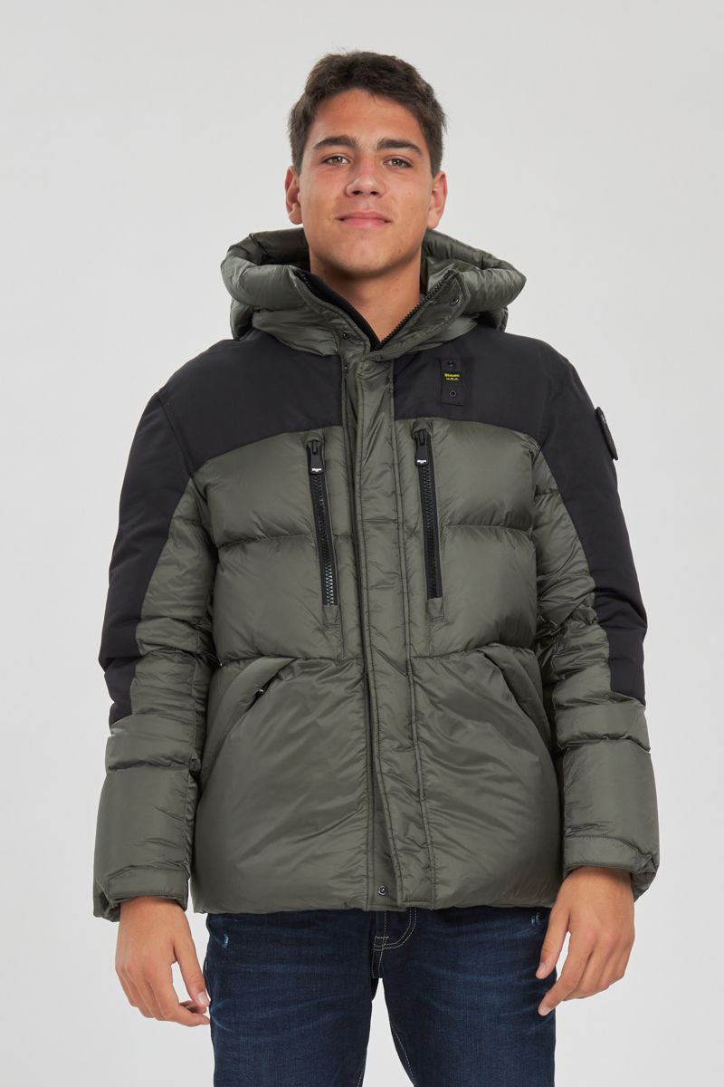 PIUMINO UOMO BERTON DOUBLE OLIVA