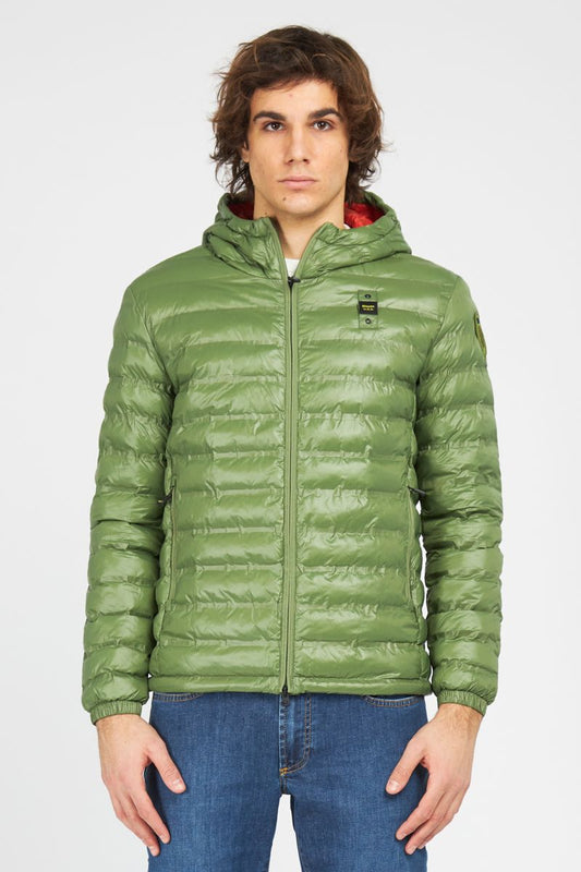 Piumino  Leggero Uomo Verde Blauer Usa