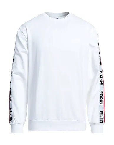 Felpa moschino  girocollo underwear bianca