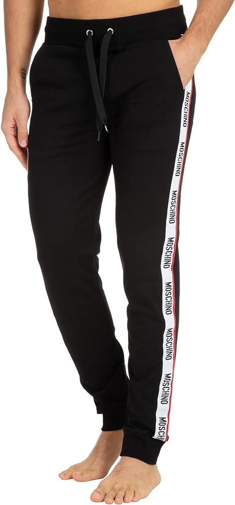Pantalone tuta Moschino da uomo nero