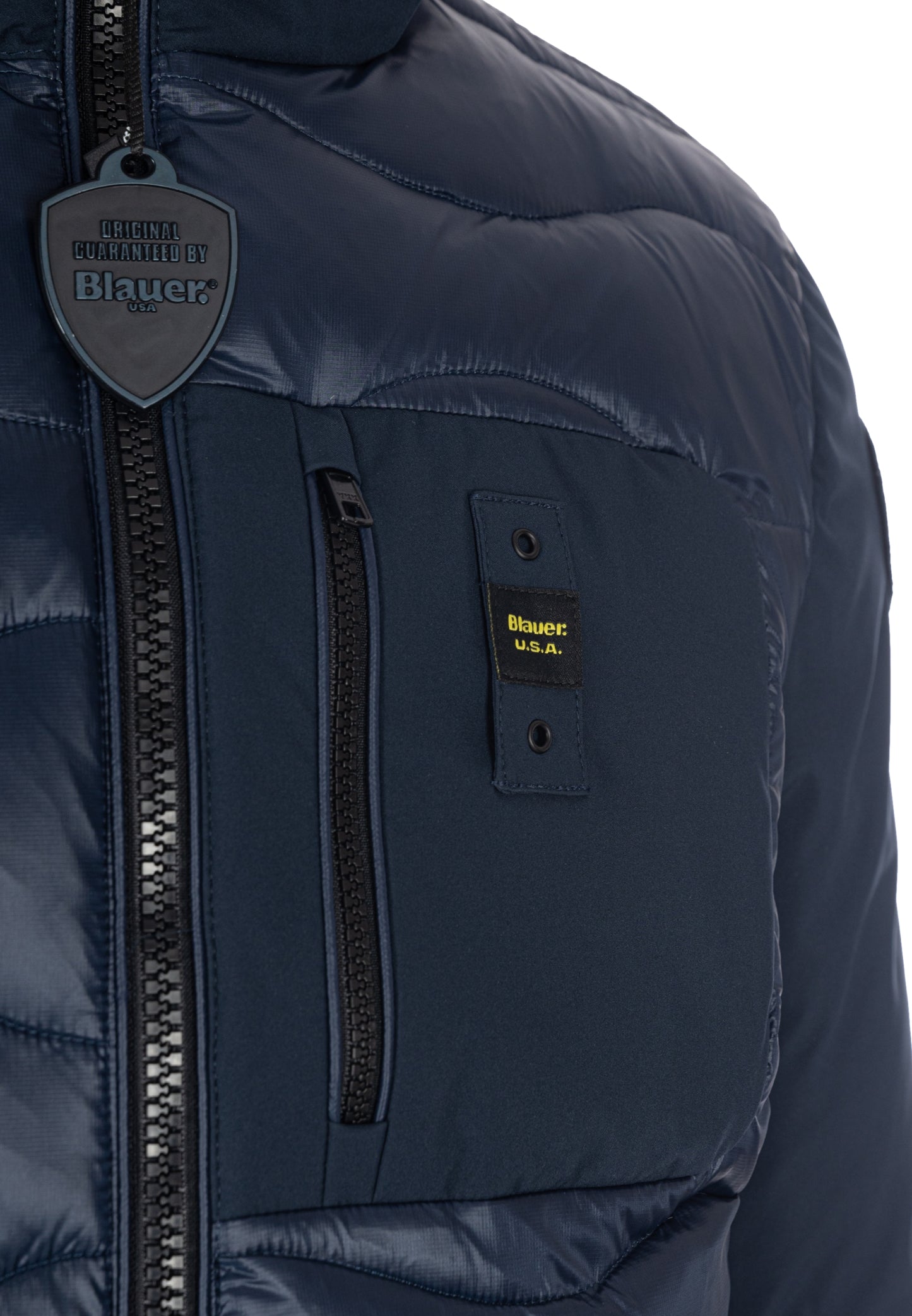 BLAUER PIUMINO  UOMO TECNO BLU