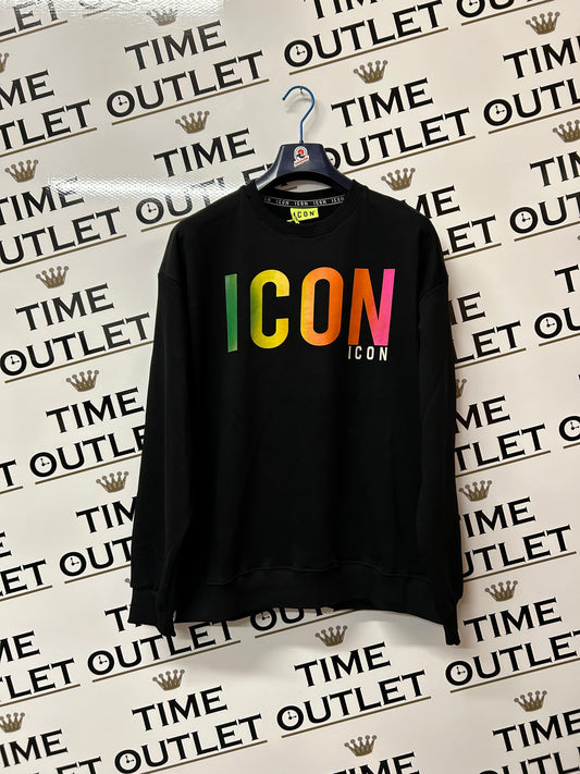 Felpa ICON RAINBOW con cappuccio