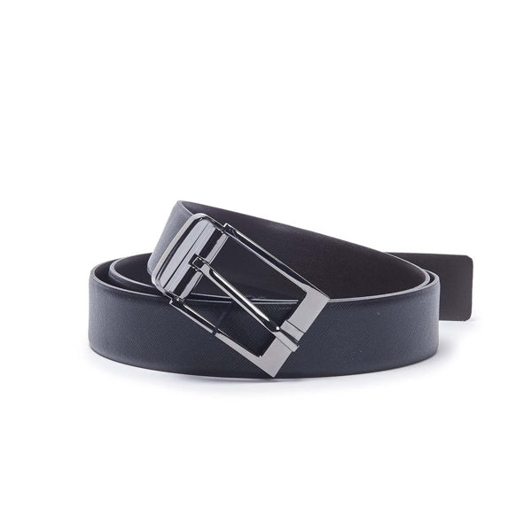 Armani cintura in double face reversible