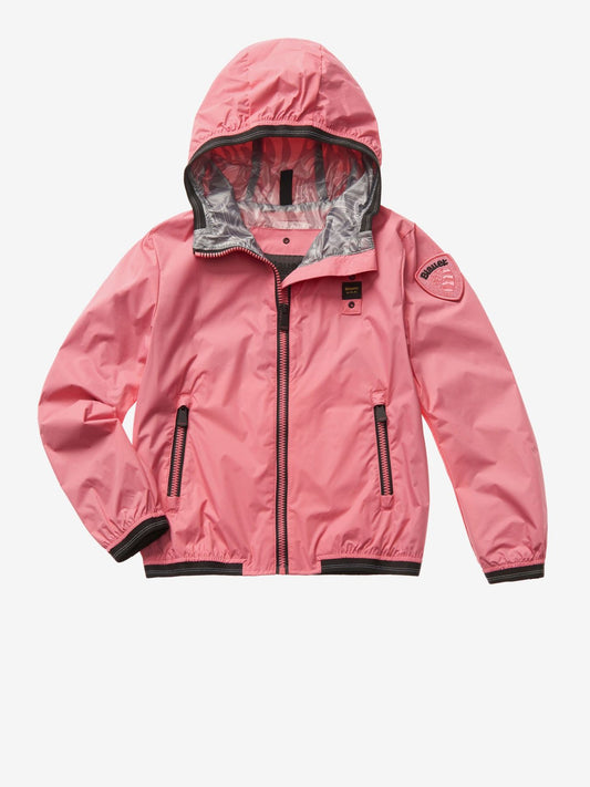 blauer giacca a vento donna rosa