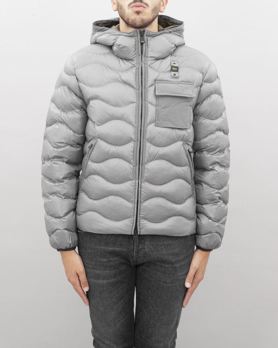 BLAUER UOMO GRIGIO CON TASCHINO