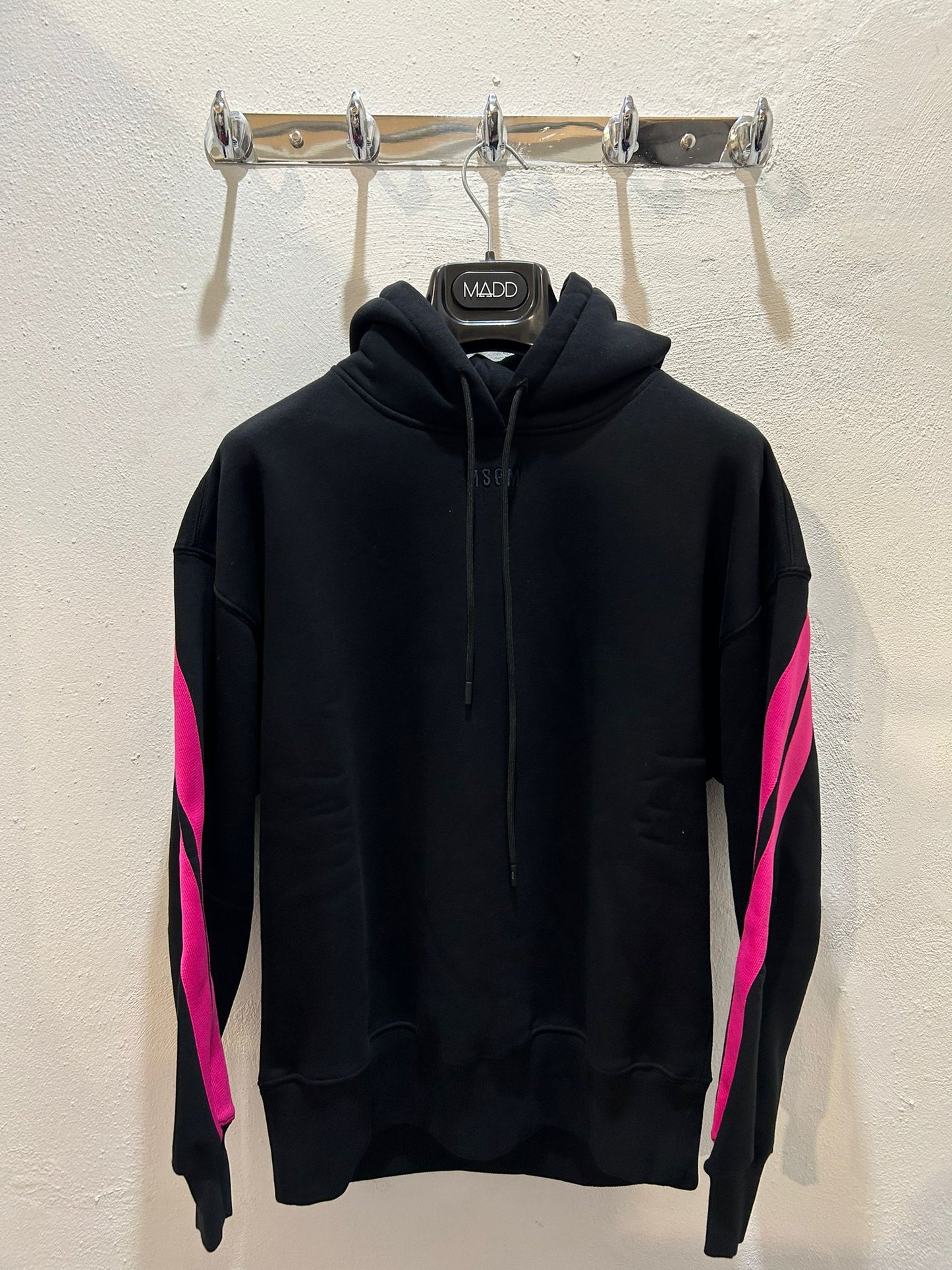 FELPA MSGM NERO FLUO