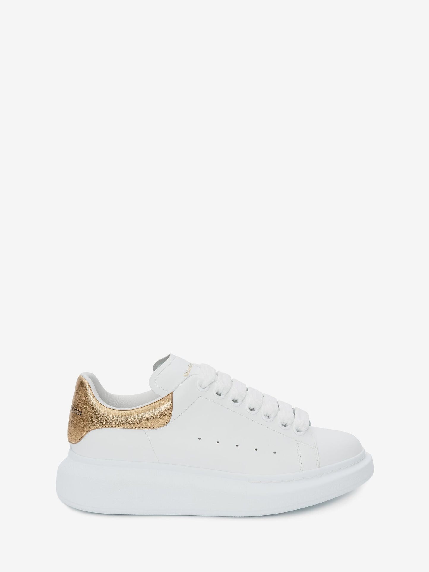 Alexander Mcqueen Sneaker Oversize da Uomo in Bianco/oro
