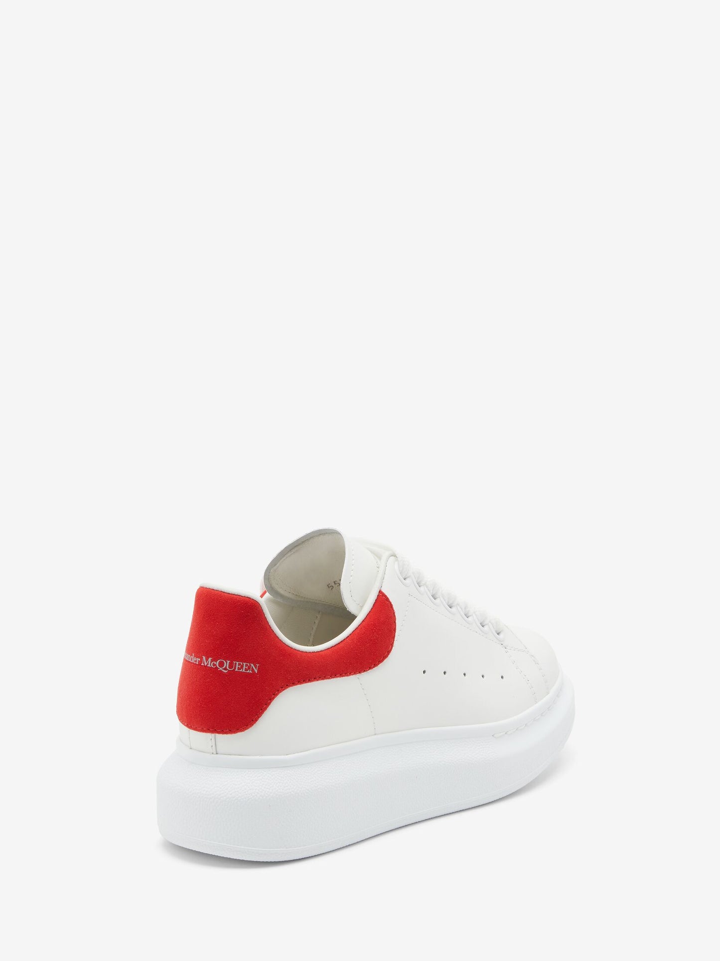 Alexander Mcqueen Sneaker Oversize da Donna in Bianco/rosso Lust