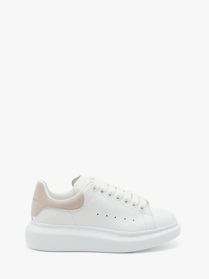 Alexander Mcqueen Sneaker Oversize da Donna in Bianco/rosa cipria