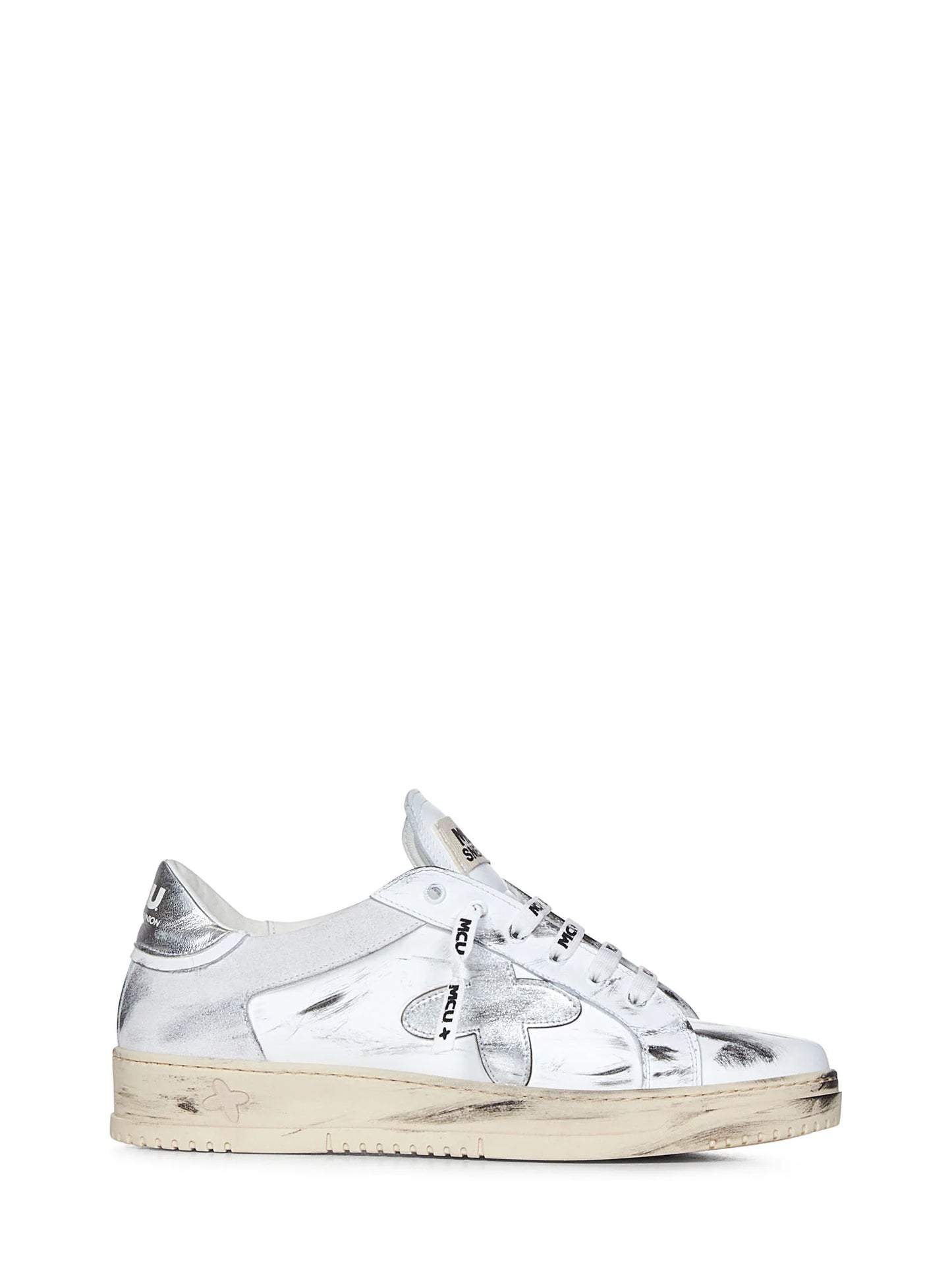 SNEAKERS M.C.U. bianca /silver