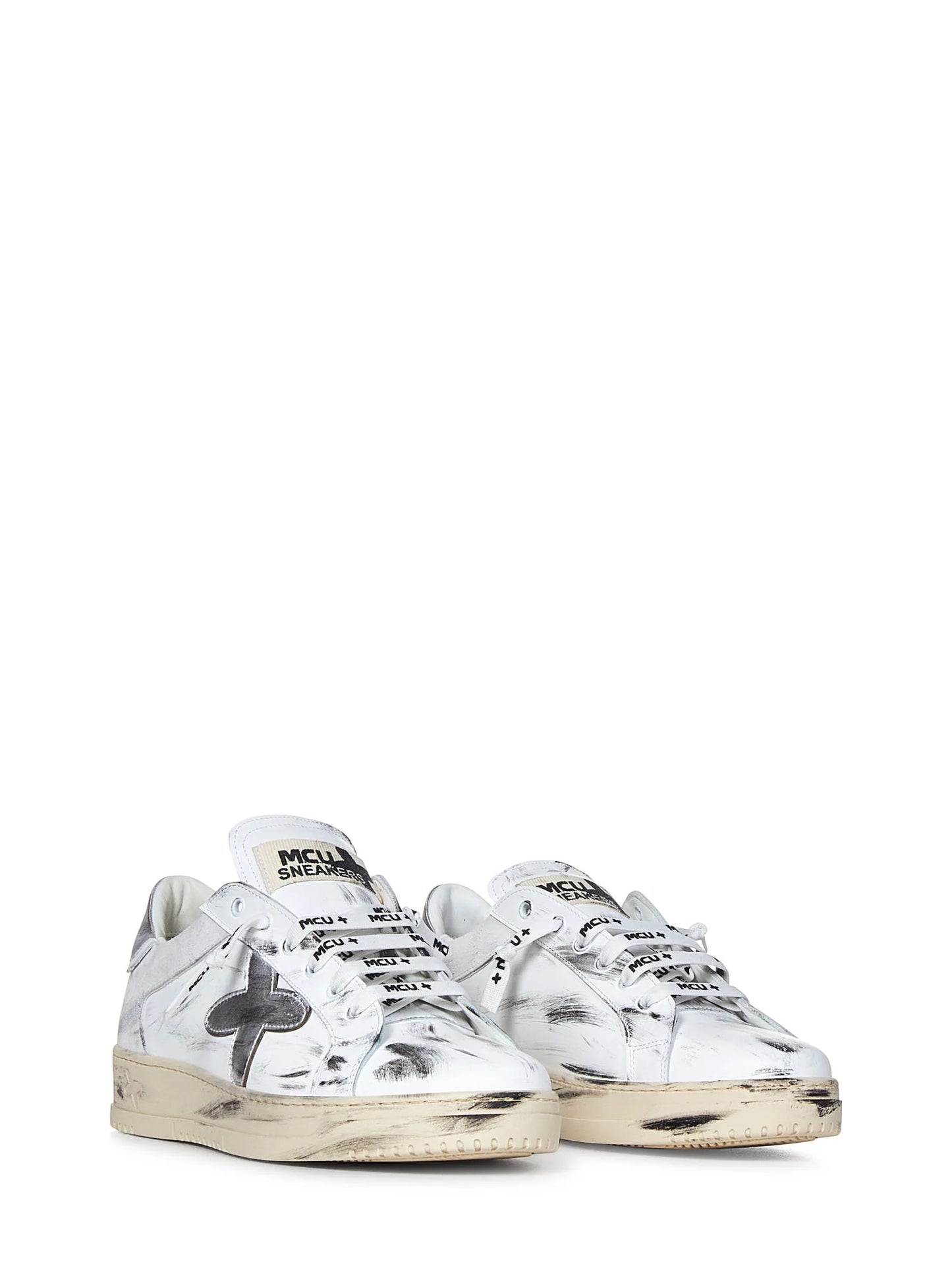 SNEAKERS M.C.U. bianca /silver