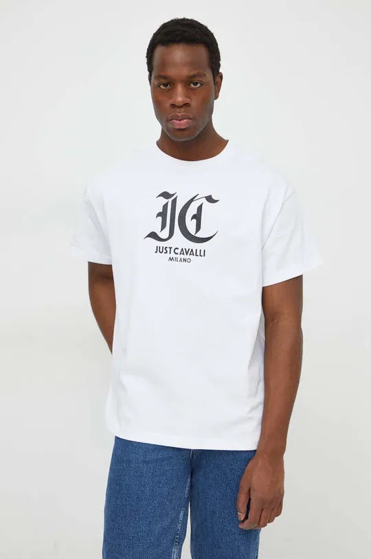 Just Cavalli t-shirt in cotone "JC"