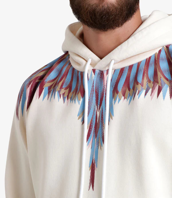 Marcelo Burlon Felpa Ecru