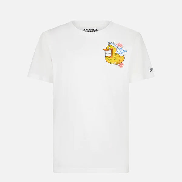 Uomo t-shirt con stampa di anatra Crypto | CRYPTO PUPPETS® SPECIAL EDITION