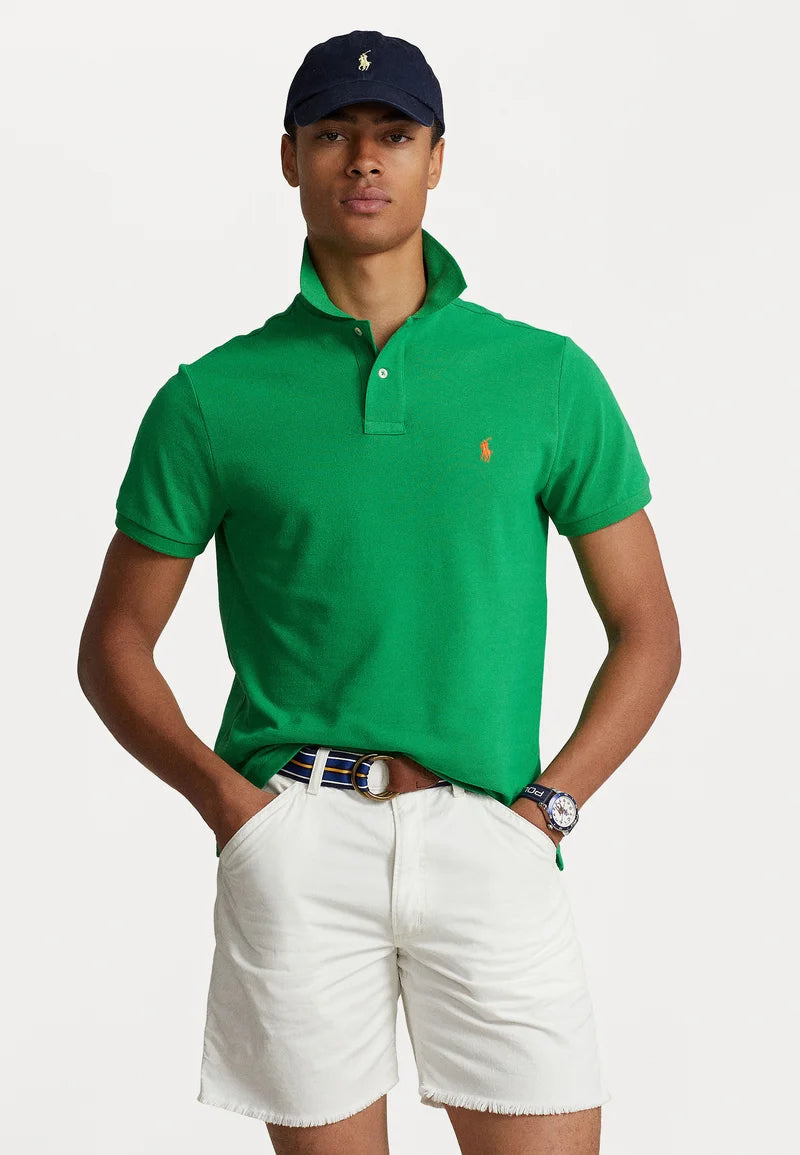 POLO RALPH LAUREN CUSTOM SLIM FIT POLO SHIRT