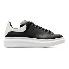 Alexander mcqueen sneaker lary nero tallone bianco