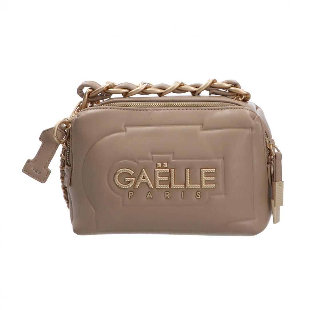 Gaelle Paris borsa goffrata beige