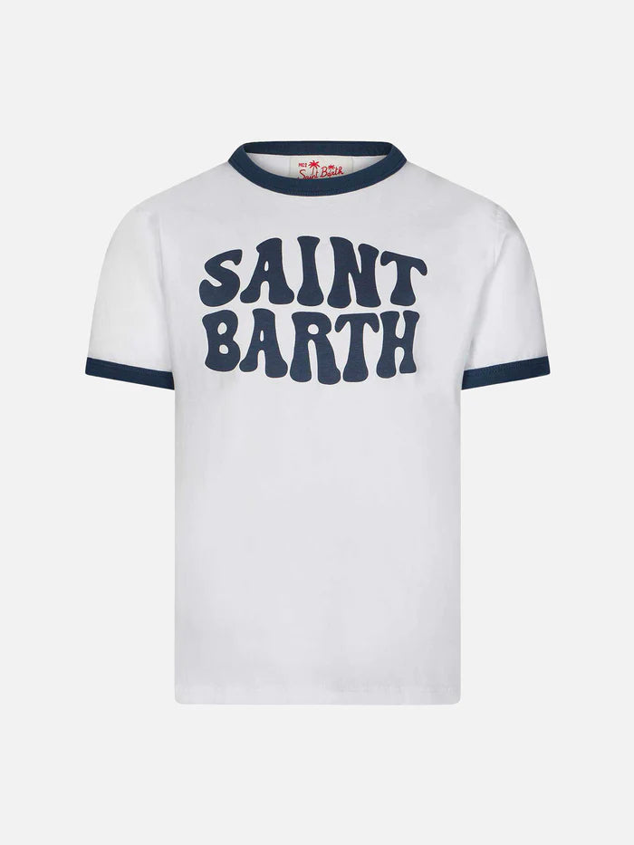 MC2 Saint Barth t-shirt bianca logata